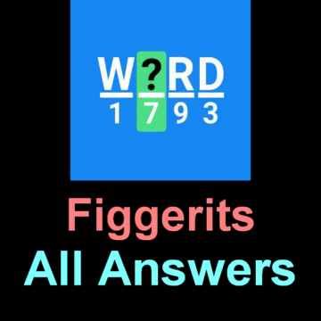 Figgerits Answers: Level 21 to Level 30 .